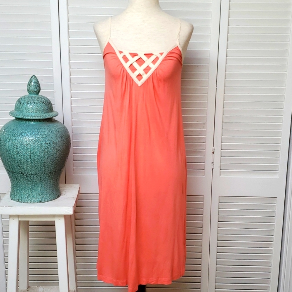 Vintage Juicy Couture Tangerine Pullover Sundress Size S